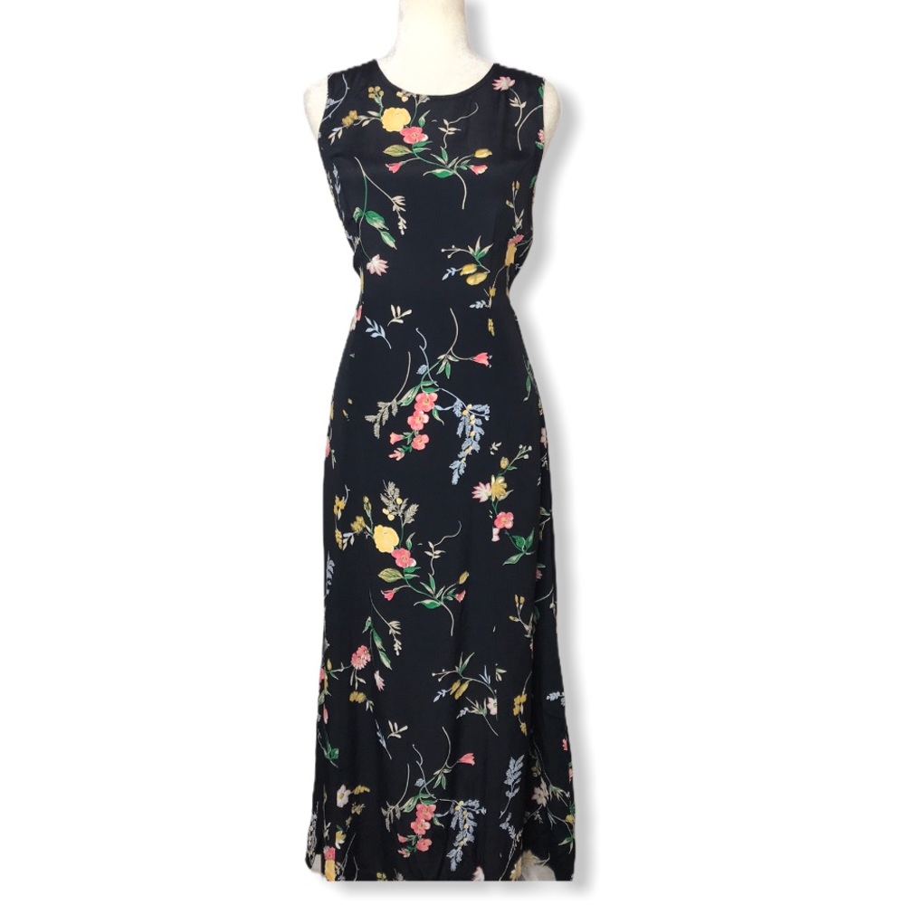 Equipment | Floral Sleeveless Maxi Dress